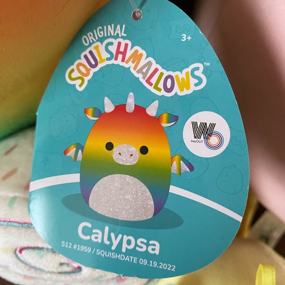Lot of 7 Squishmallows: BNWT Clay, Calypsa, Chip, Mystery Cinnamon Bun AND MORE! - Picture 4 of 5